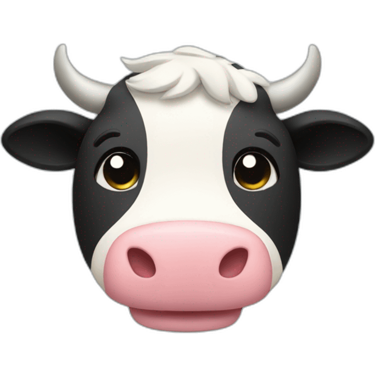 Musical moo emoji