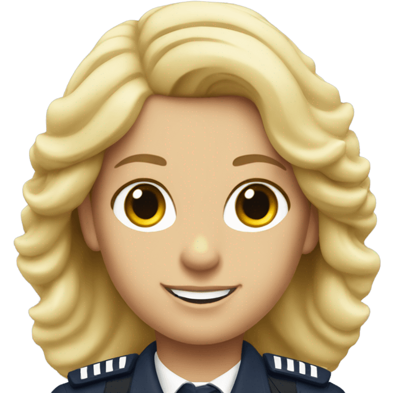 lufthansa and pilot and blonde hair emoji