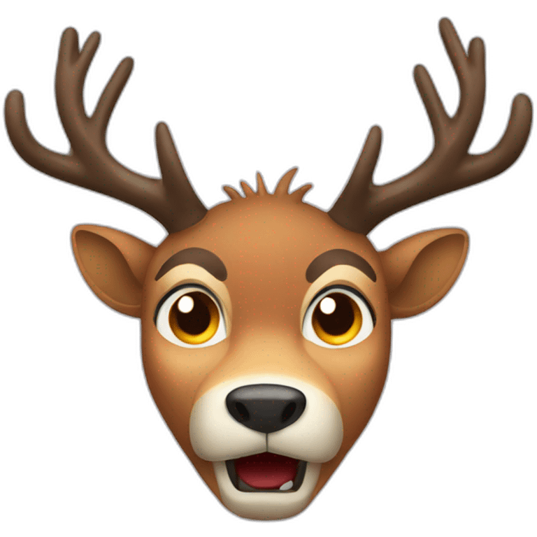 Angry Deer emoji