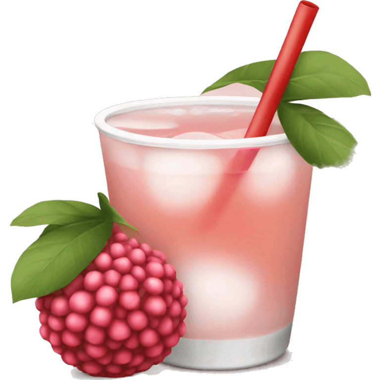 lychee drink  emoji