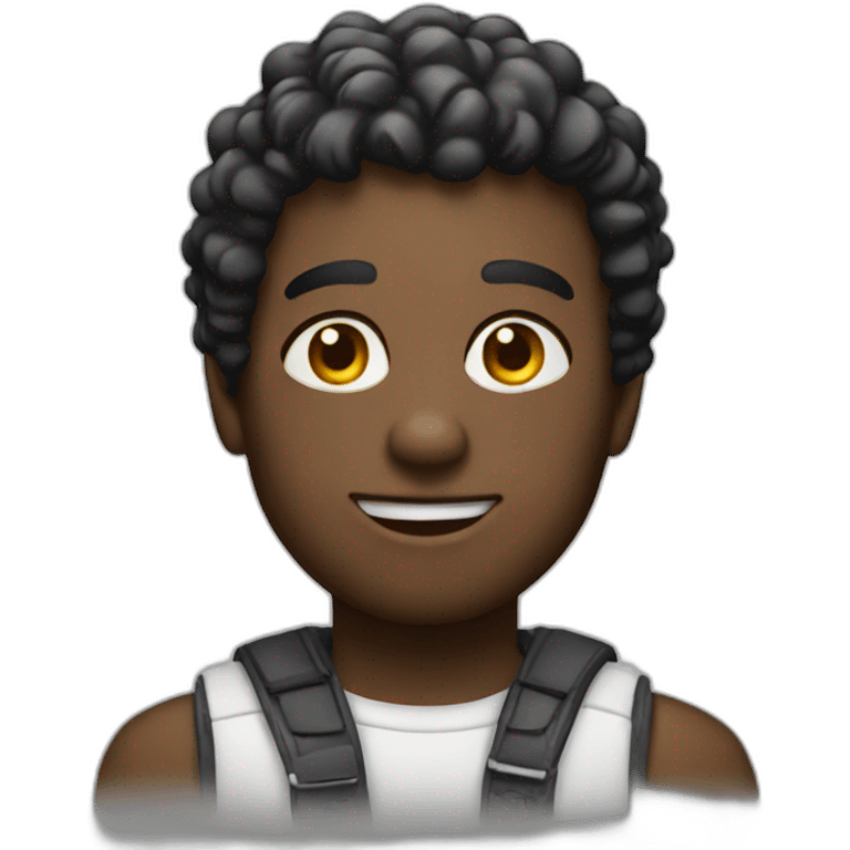 cool white birthday boy emoji