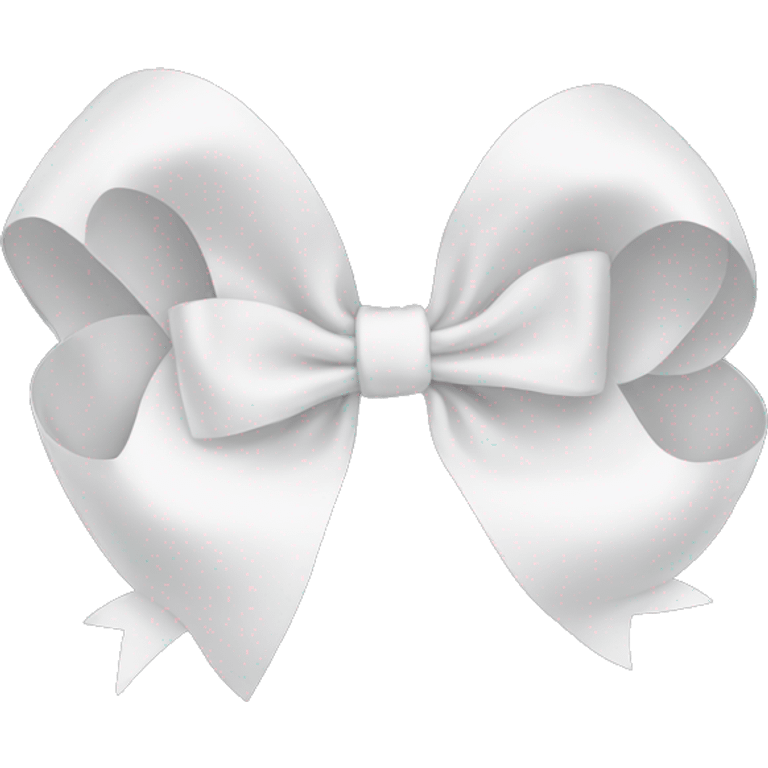 White bow emoji