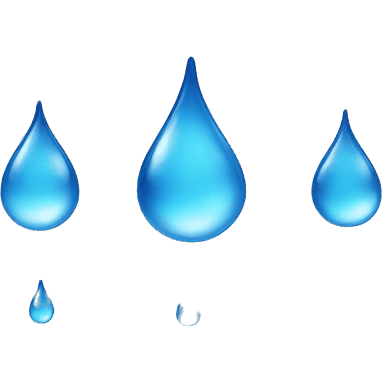 3 water drops 3 water drops3 water drops emoji