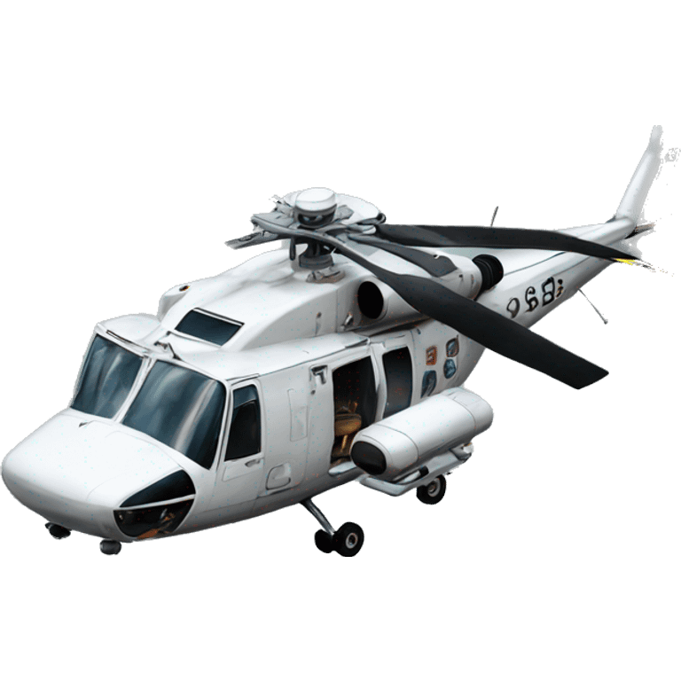 photorealistic us helicopter 1980s emoji