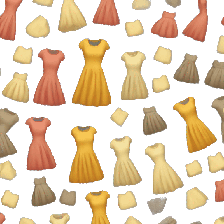 retro dress emoji