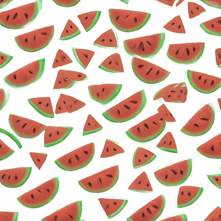 Angry watermelon  emoji