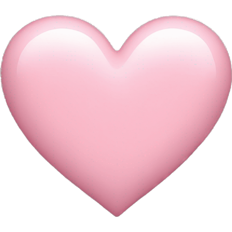 light pink heart emoji