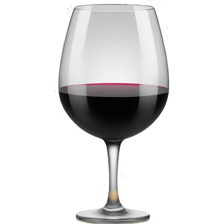 wine glass black emoji