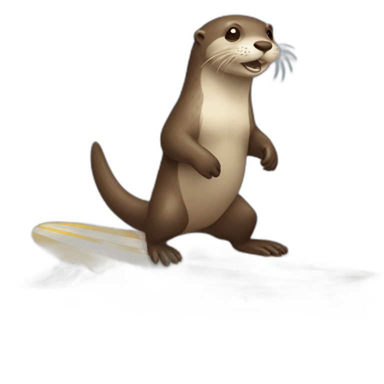 surfin otter emoji