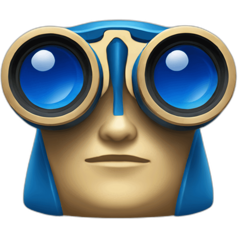 blue binoculars of Observation.org emoji