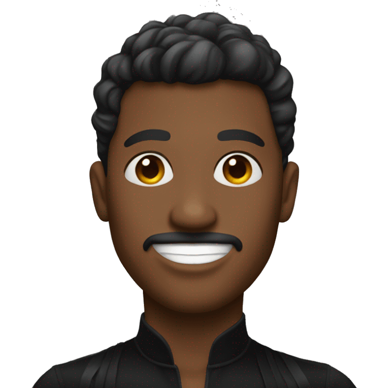 male jazz dancer black attire emoji