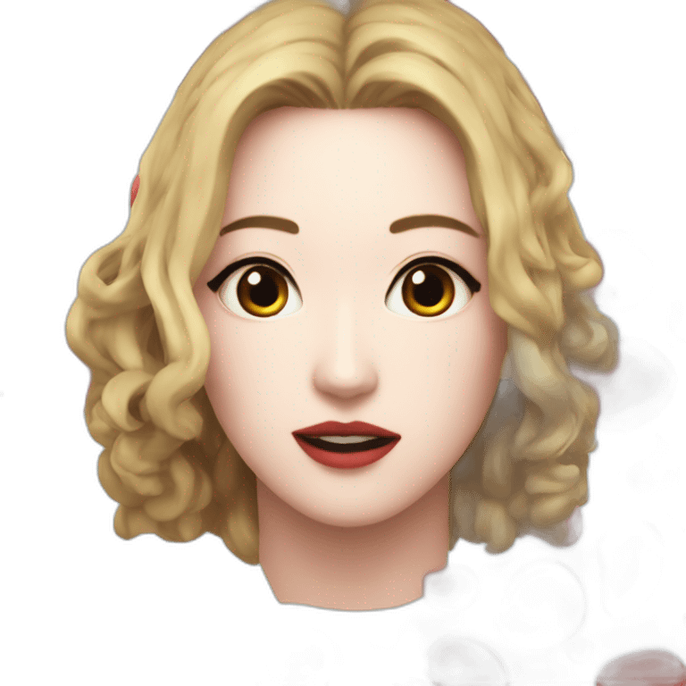 irene from red velvet in psycho music video emoji