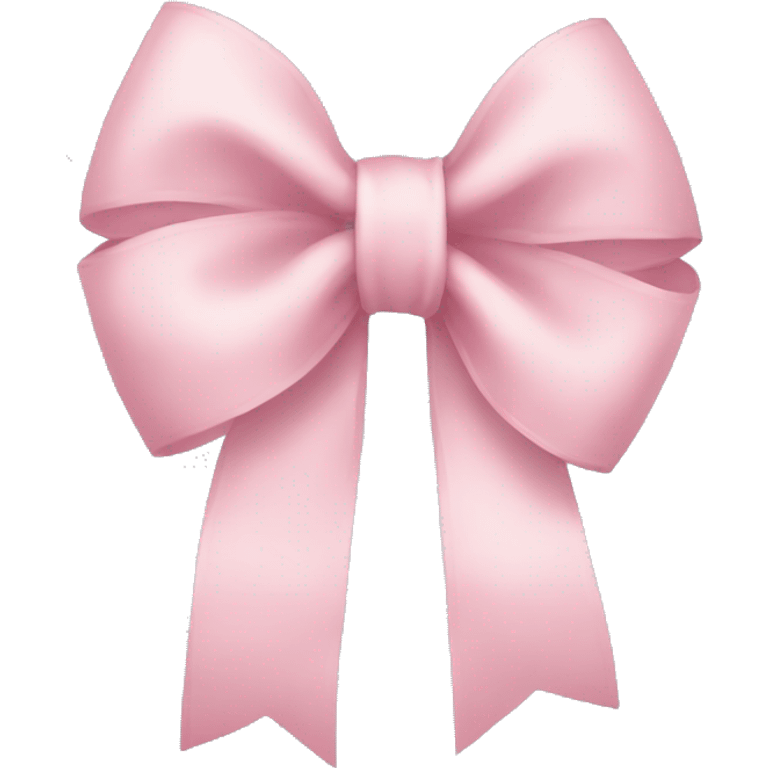 Light pink bow emoji