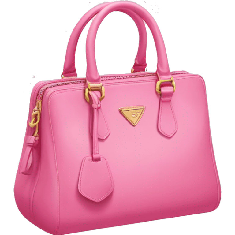 Pink prada bag  emoji