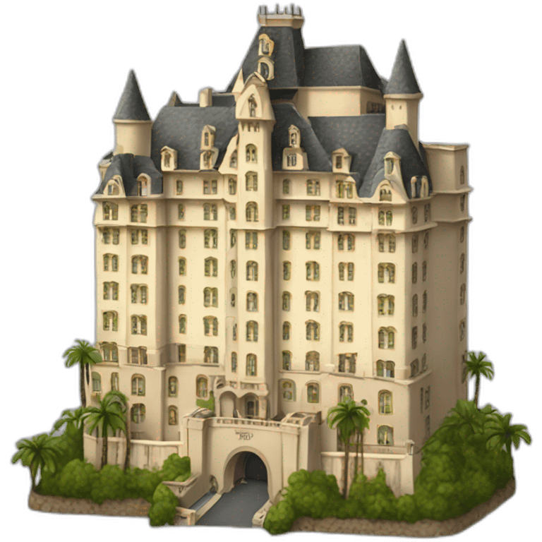 Hollywood tower hotel emoji