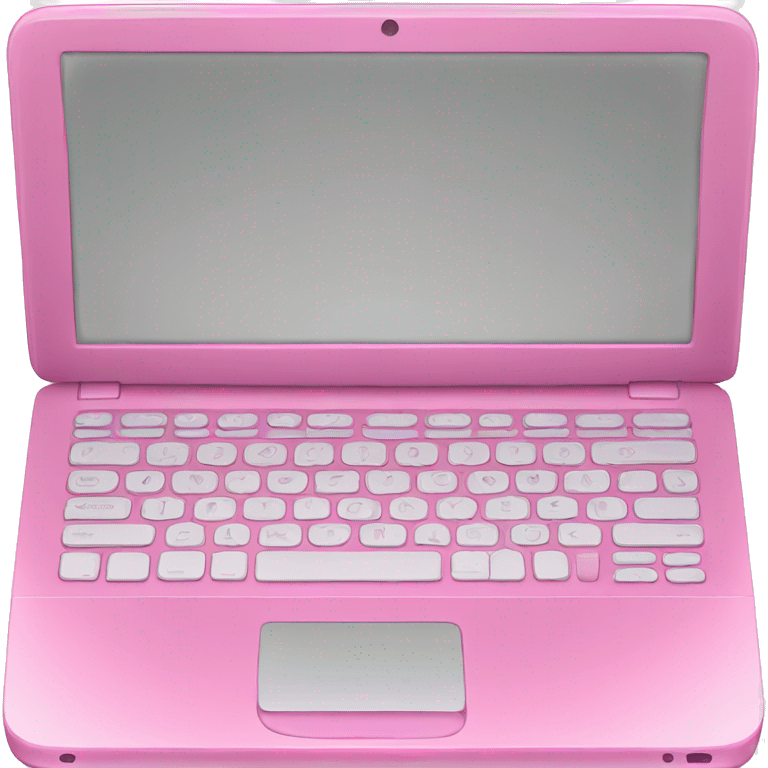 Pink laptop  emoji