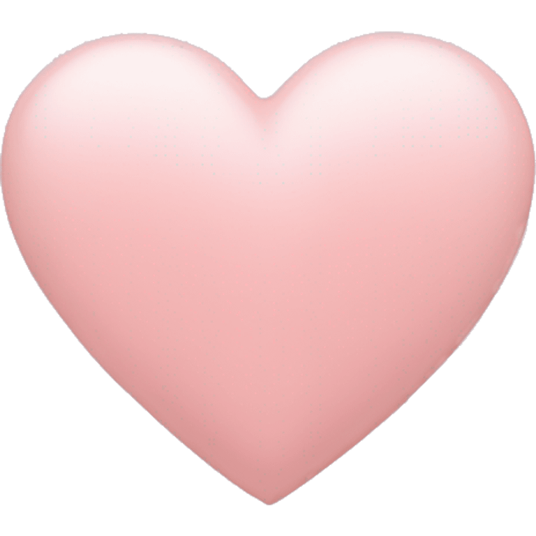 light pink heart emoji