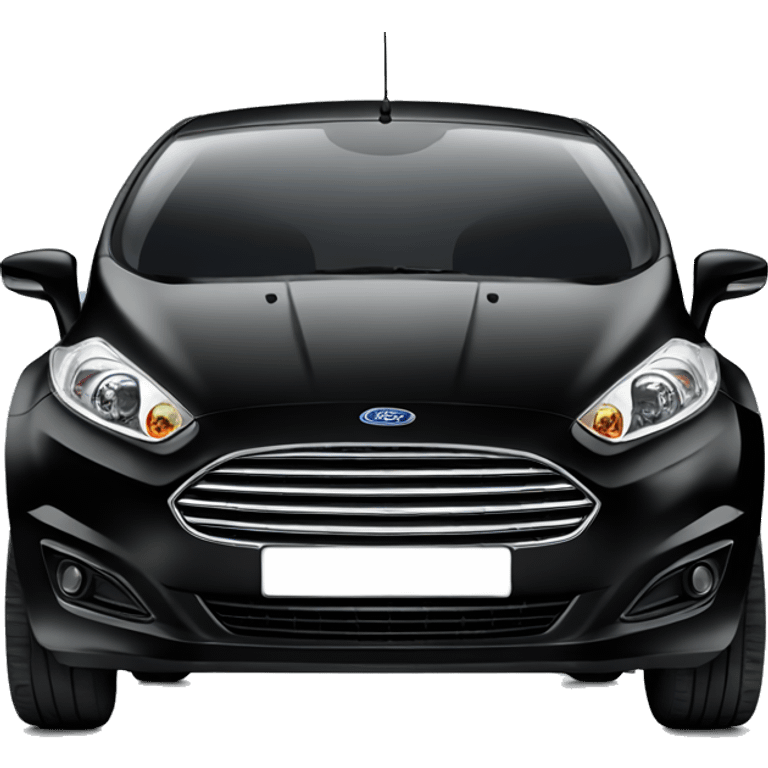 Black ford fiesta  emoji