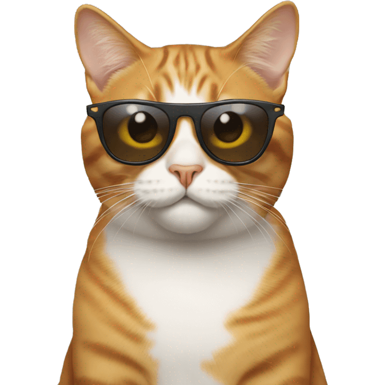 Cat wearing sunglasses emoji