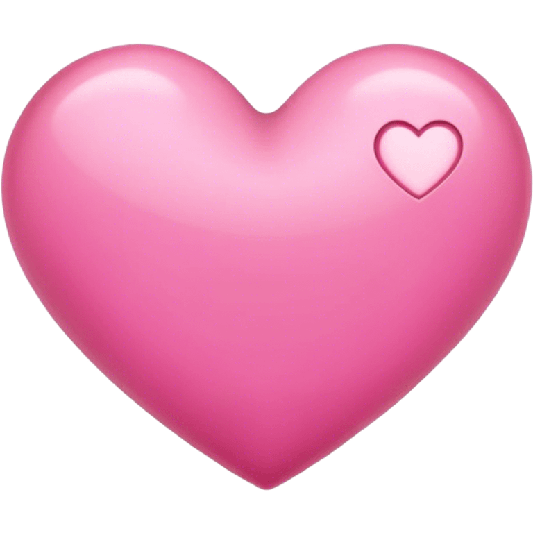 Pink heart  emoji