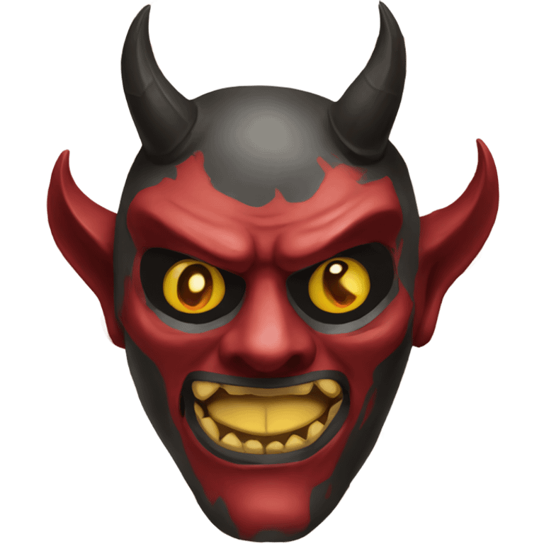 Venezuelan Yare Devil traditional Mask emoji