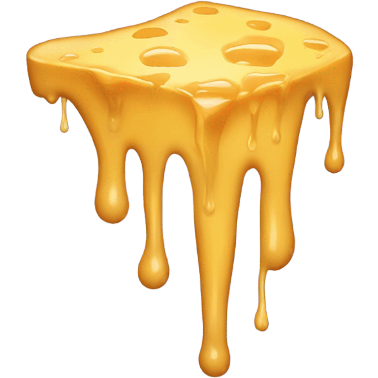 Drippy cheese ￼ emoji