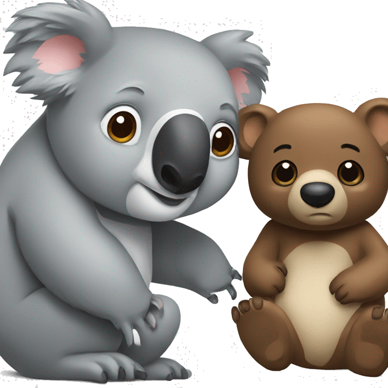 koala and brown bear emoji