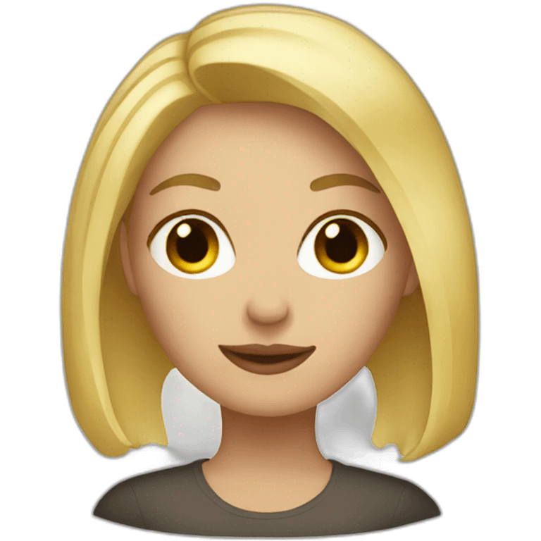 blonde woman emoji