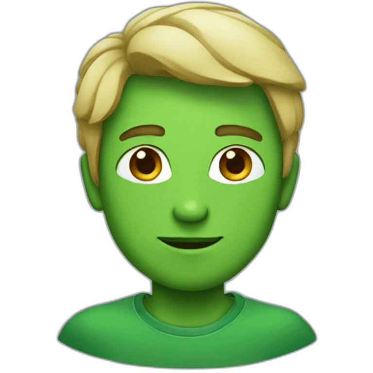 Green avatar emoji