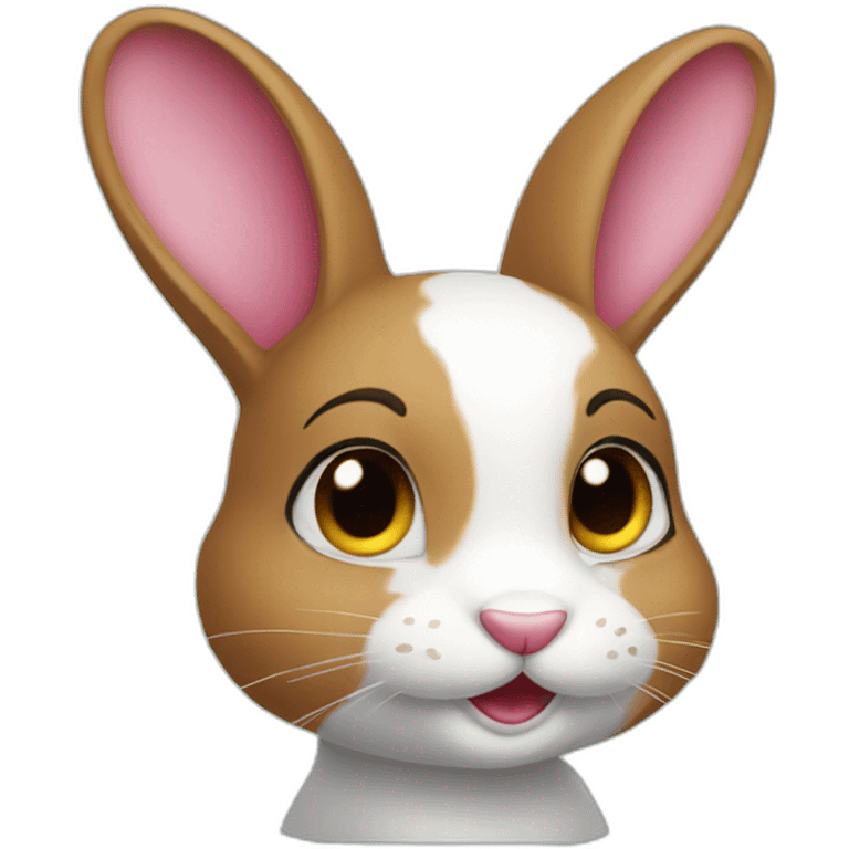 coquette rabbit  emoji