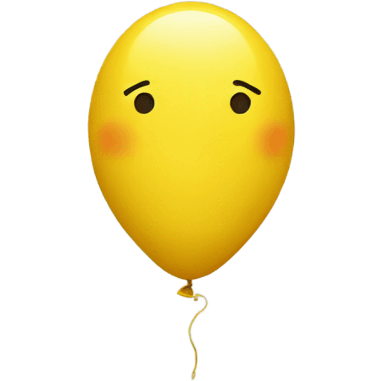 Yellow Balloon emoji