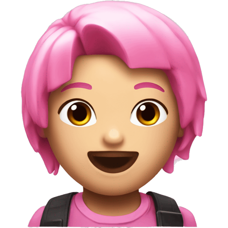 Cute pink Roblox logo  emoji