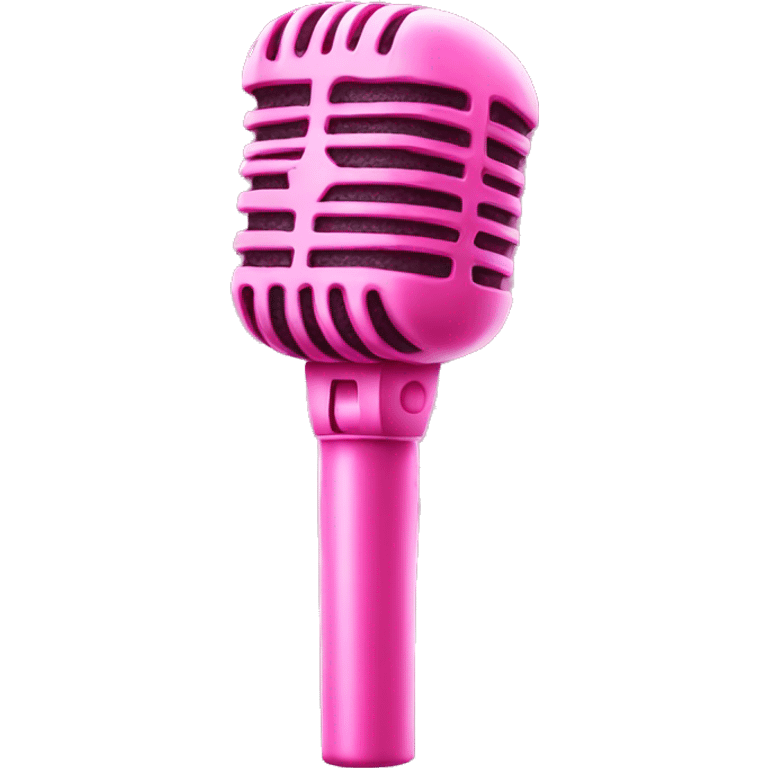 sweet pink candy microphone emoji