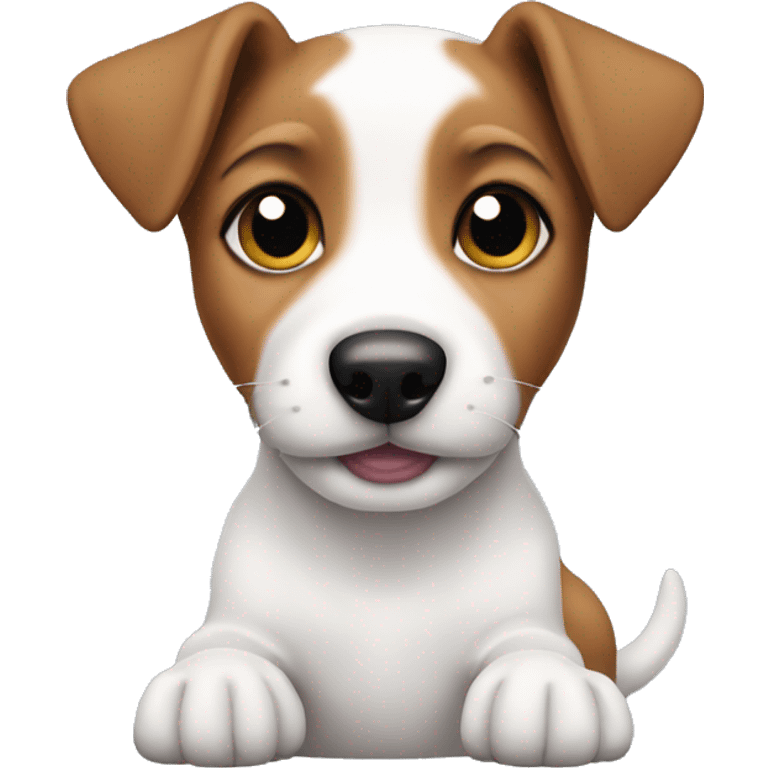 Jack Russel puppy emoji