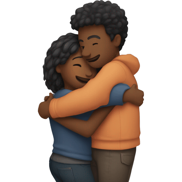 Two people hugging  emoji