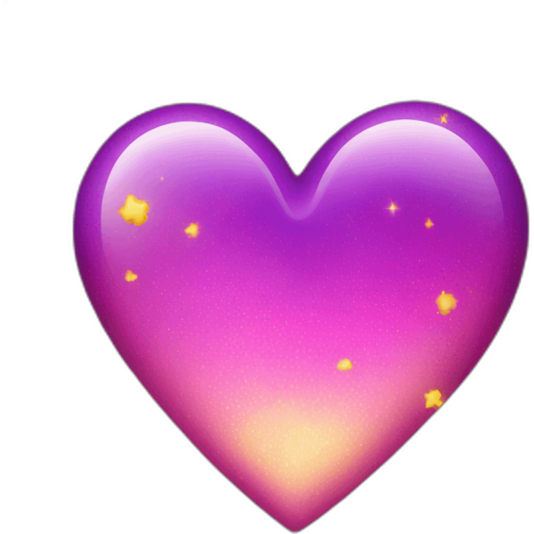 pink-and-purple-heart-with-yellow-sparkles emoji