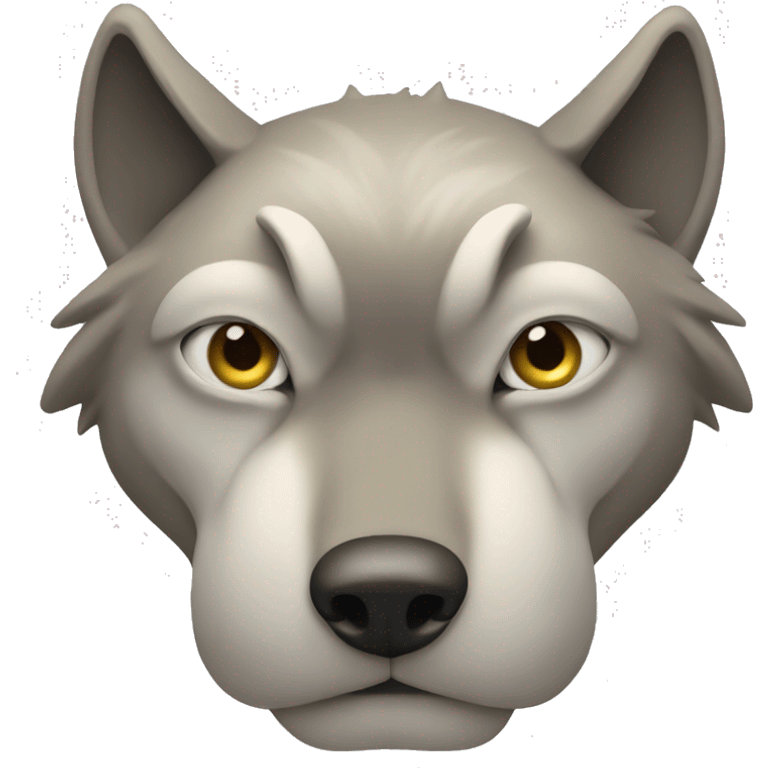 Three headed wolf emoji