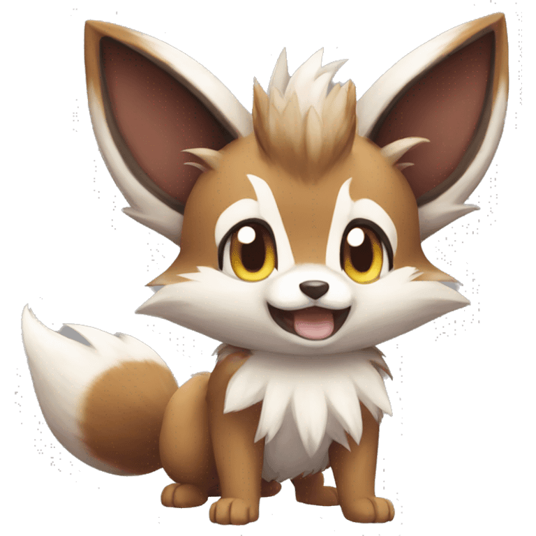 Furret Eevee Lycanroc emoji