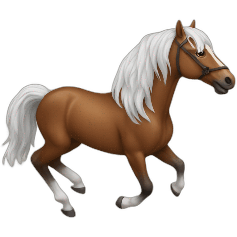 Cheval qui saute emoji