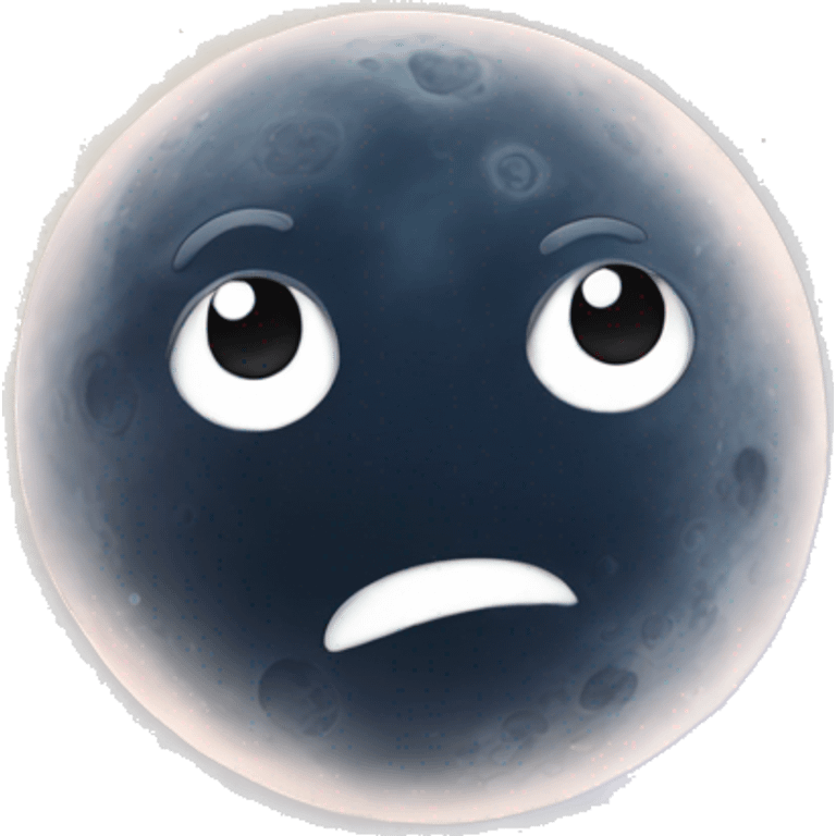 Galaxy moon emoji