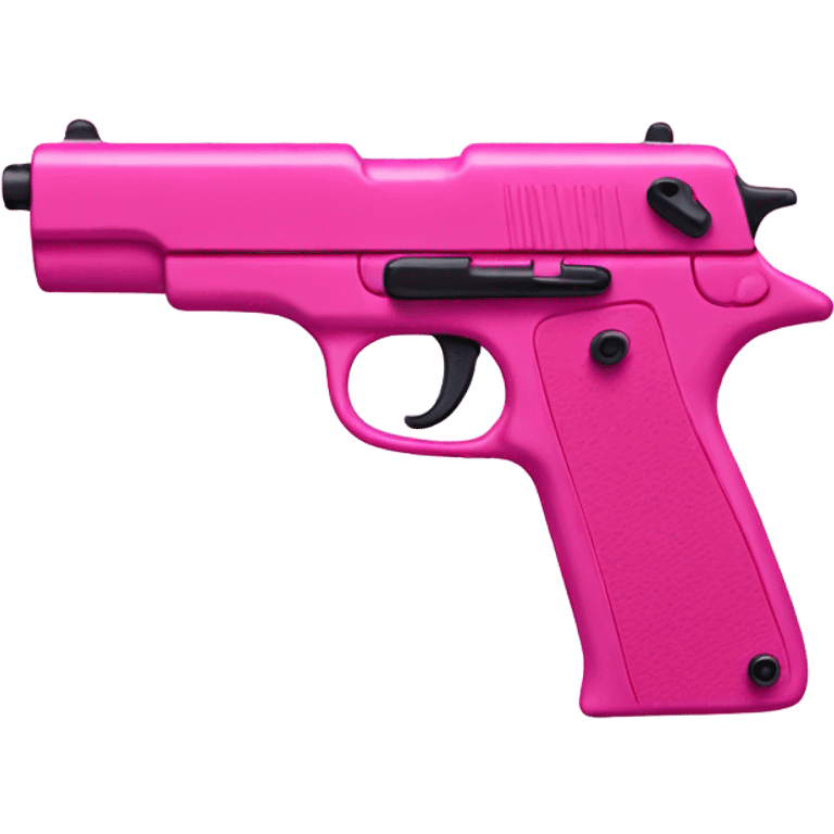 Pink gun emoji