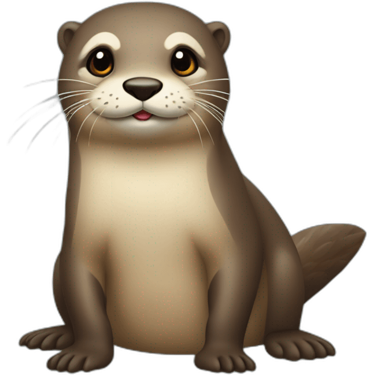 Loutre qui ce baigne emoji