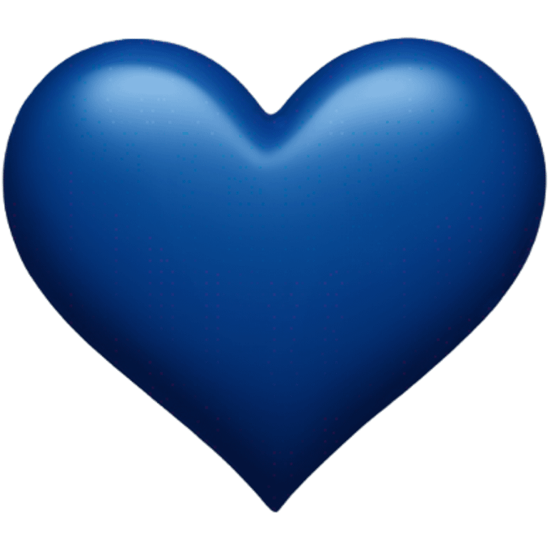 dark blue heart emoji