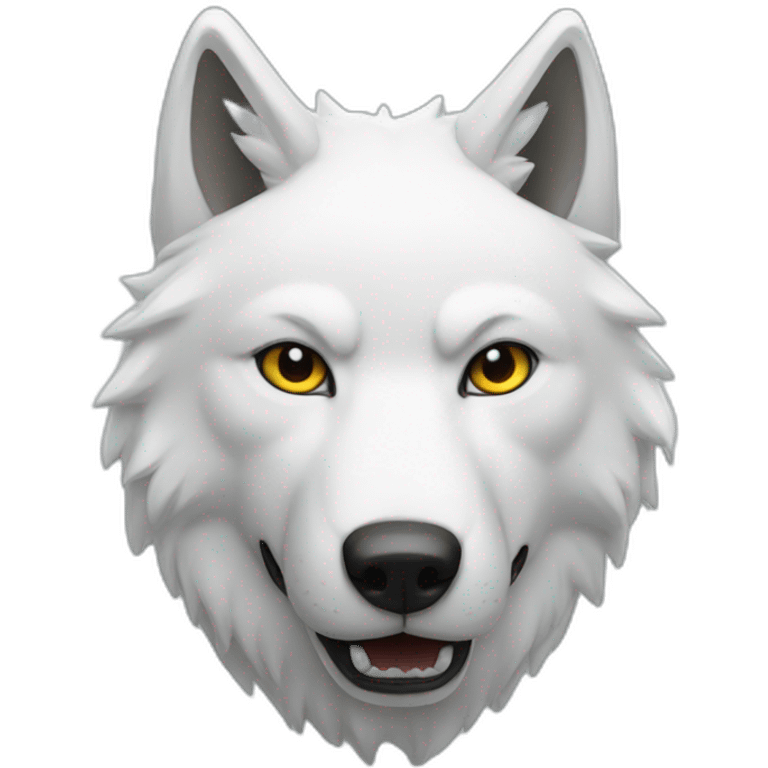 snow wolf emoji