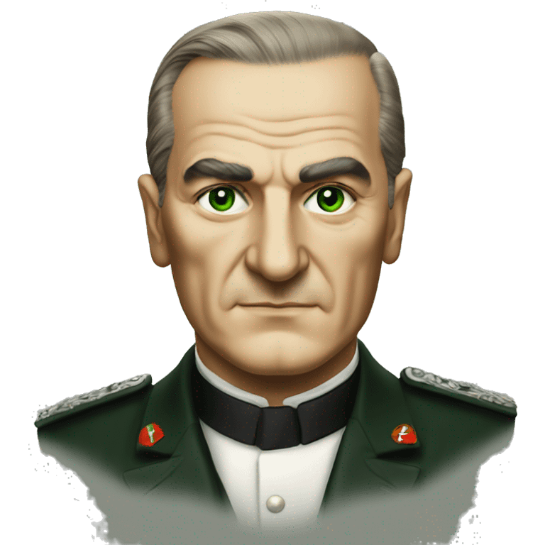 Atatürk (green eyes) emoji