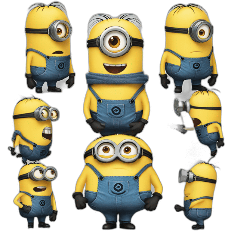 Minion riéndose emoji