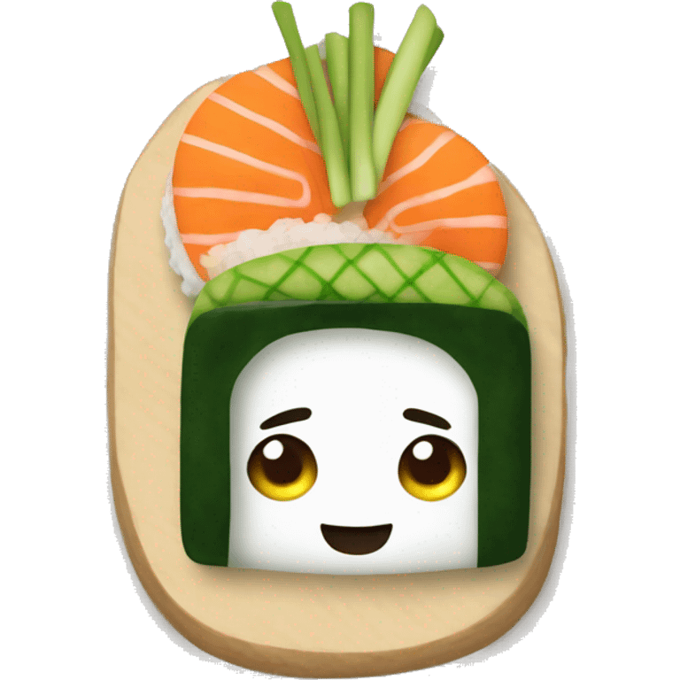 vegetarian sushi emoji