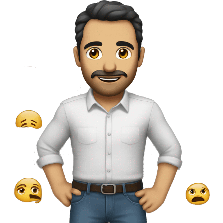 ی دختر قناد که داره شیرینی میپزه emoji