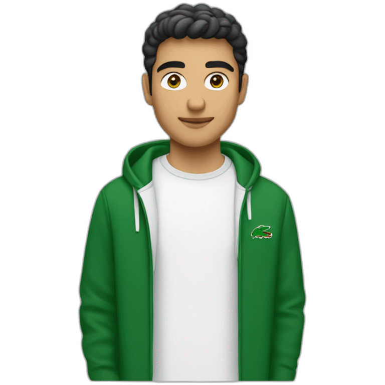 algerian Guy with Lacoste emoji