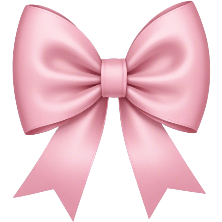 light pink ribbon bow emoji